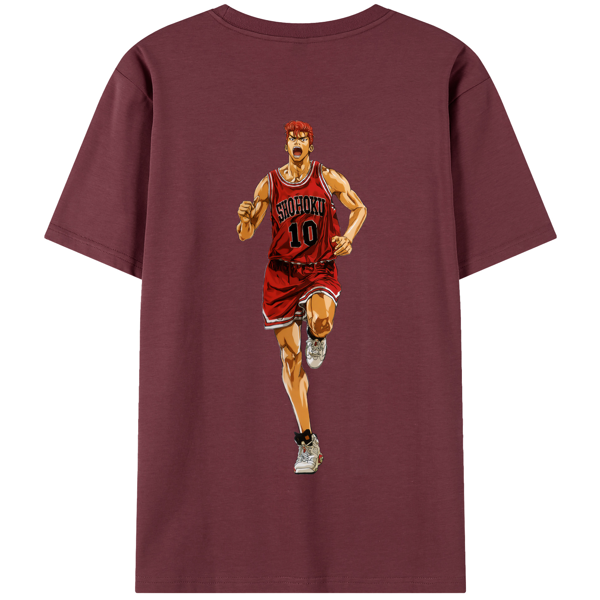 SLAM DUNK／スラムダンク 綿100％半袖Tシャツ（背面プリント）